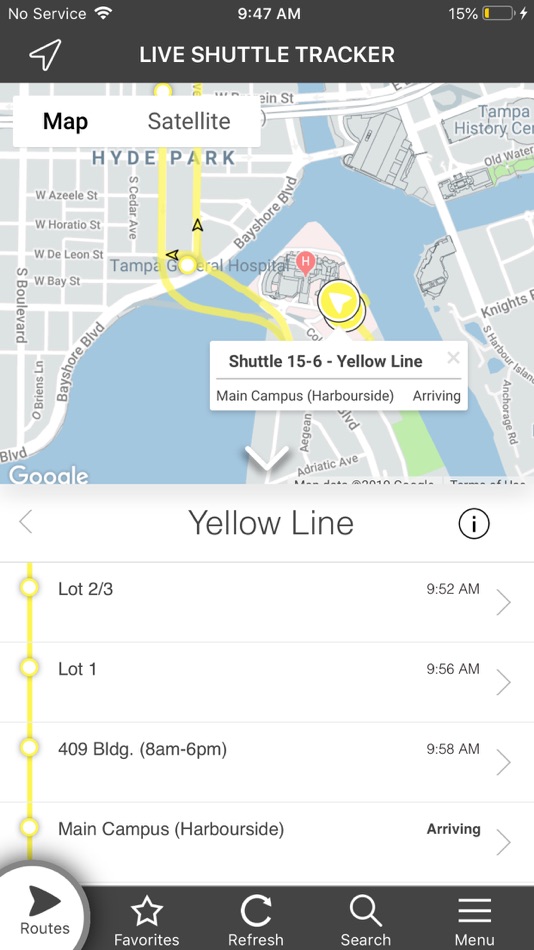 #2. Team TGH Shuttle Service (iOS) 由: Ride Systems