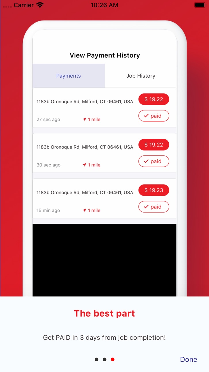 iPhone screenshot