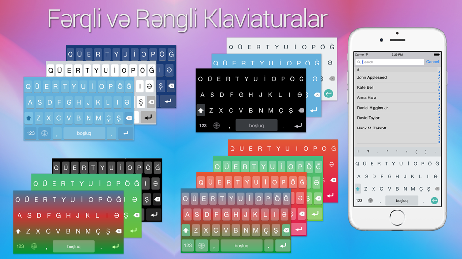 #3. AzKeyboard (iOS) 由: Amidos