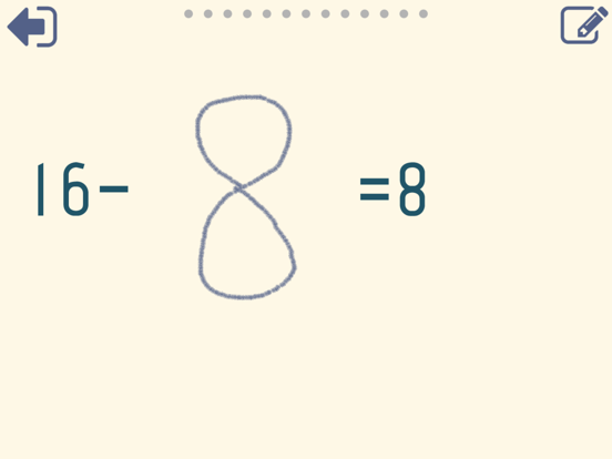 Add and subtract within 20 iPad screenshot