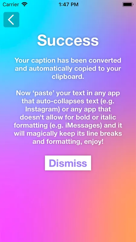 Spacie - Clean Line Breaks screenshot 2 of 3