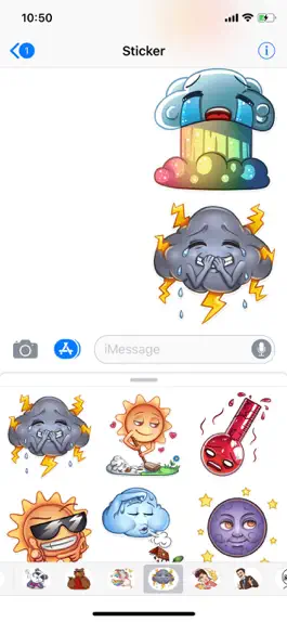 Game screenshot Weather Emoji Funny Stickers hack