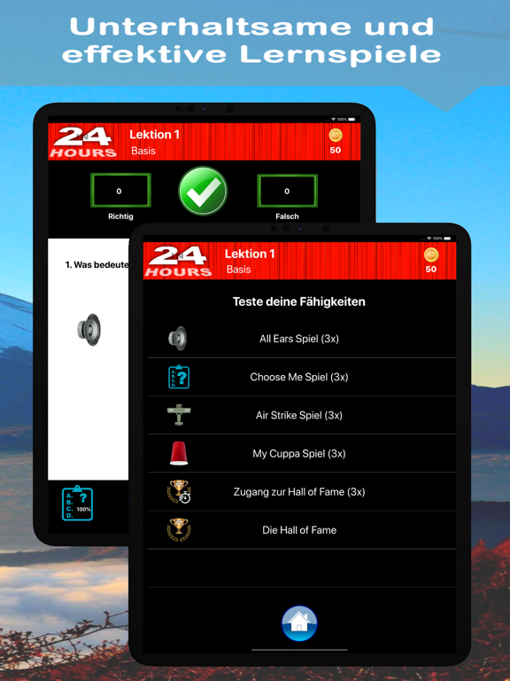 24 Stunden Koreanisch lernen iPad screenshot 4 - Education app