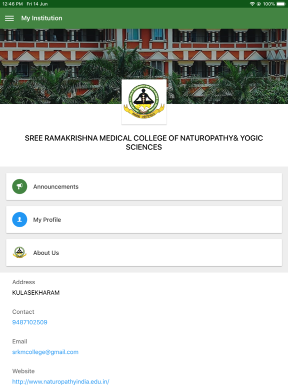 Screenshot #4 pour SRK Naturopathy college
