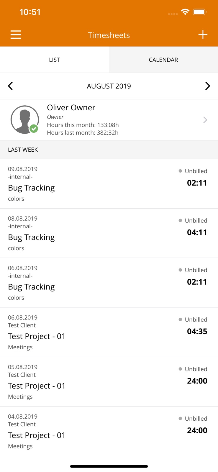 zistemo - Time Tracking iphone screenshot 2