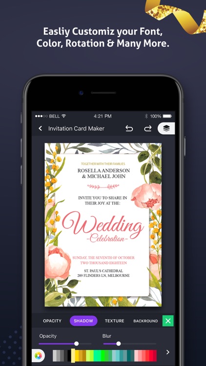 Invitation Card Maker screenshot-4