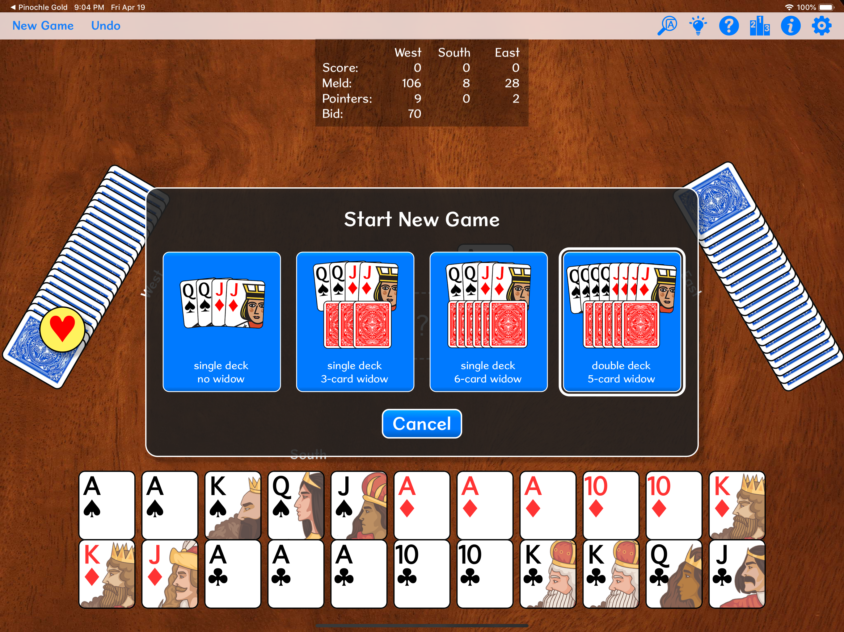 Cutthroat Pinochle+ screenshot 10