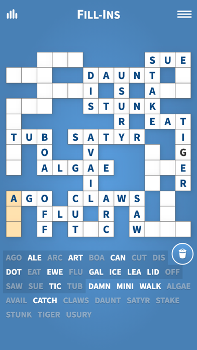Fill In Puzzle · Word Fit Game screenshot 1