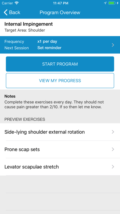 Screenshot #2 pour TrackActive Pro - Patient App