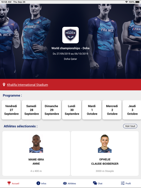 Screenshot #5 pour Equipe de France - FFA