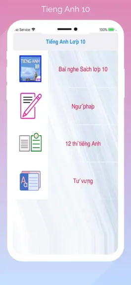 Game screenshot Tieng Anh Lop 10 - English 10 mod apk