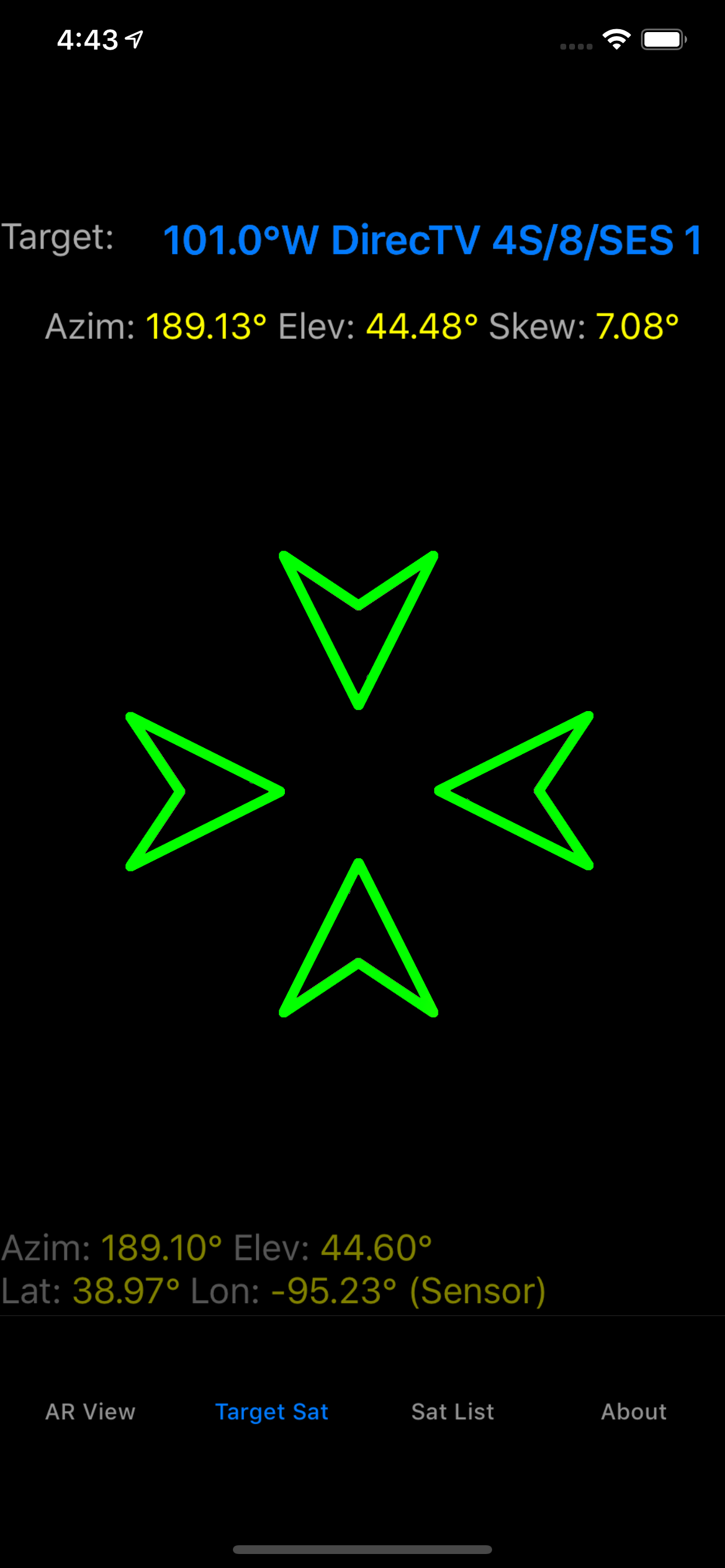 SatFinder - Find TV Satellites