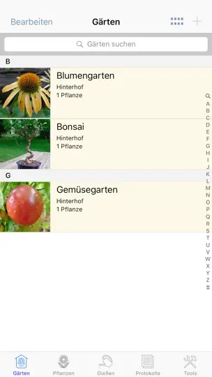 Screenshot von Pflanzen-Album Lite auf dem iPhone 4