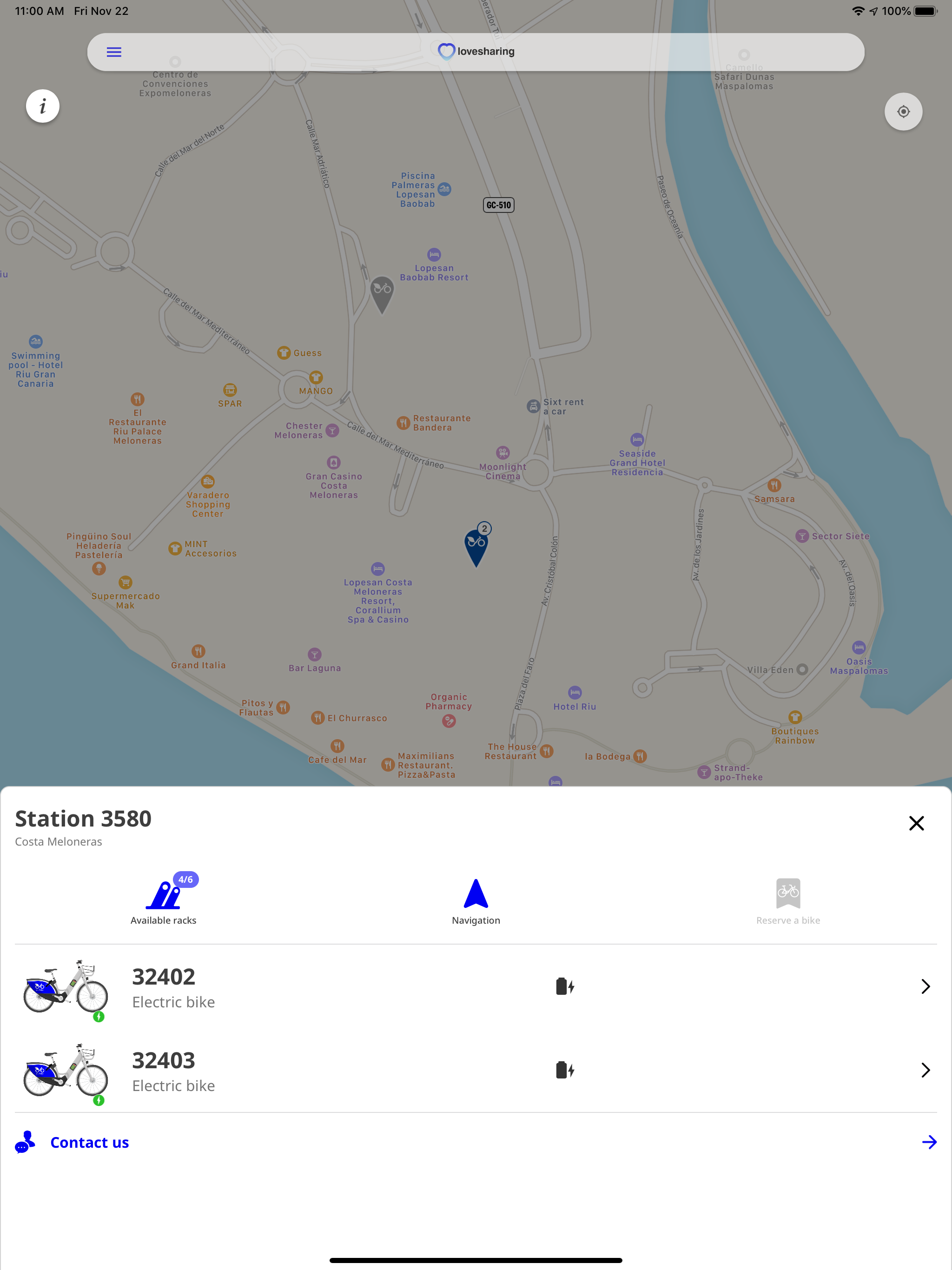 Lovesharing bikes