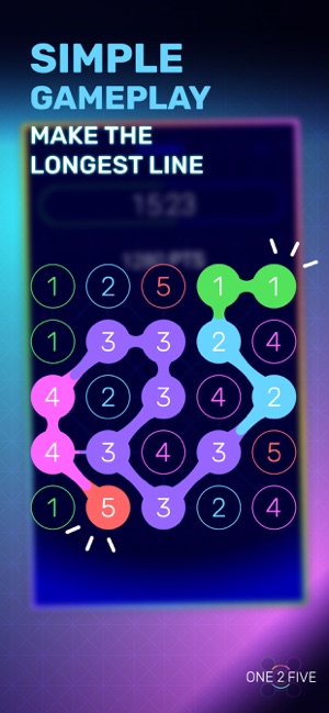 ONE 2 FIVE - Puzzle Game(圖2)-速報App