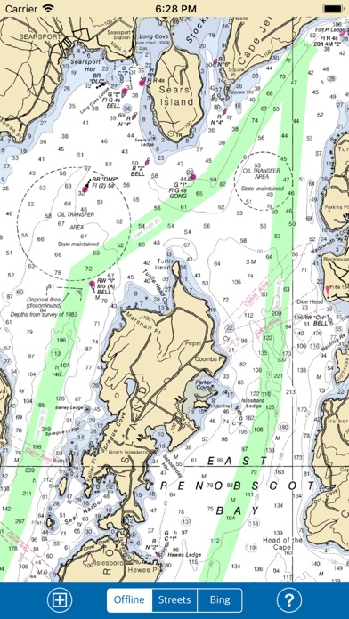 Screenshot #1 pour Maine – Nautical Charts Sea
