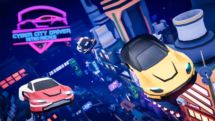 Cyber City Driver Retro Arcade screenshot-4