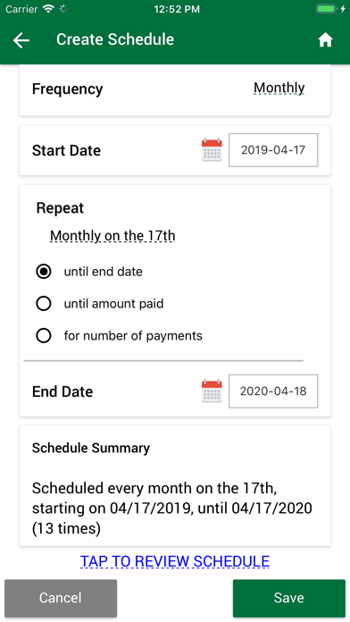 Woodlands Financial Screenshot