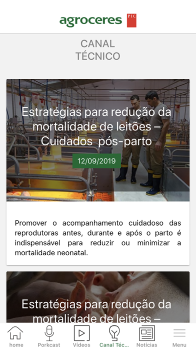 Agroceres PIC APP Screenshot