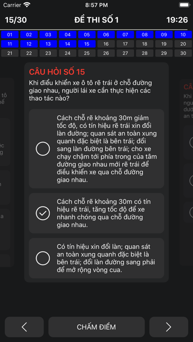 Screenshot #3 pour Lý thuyết sát hạch lái xe ôtô