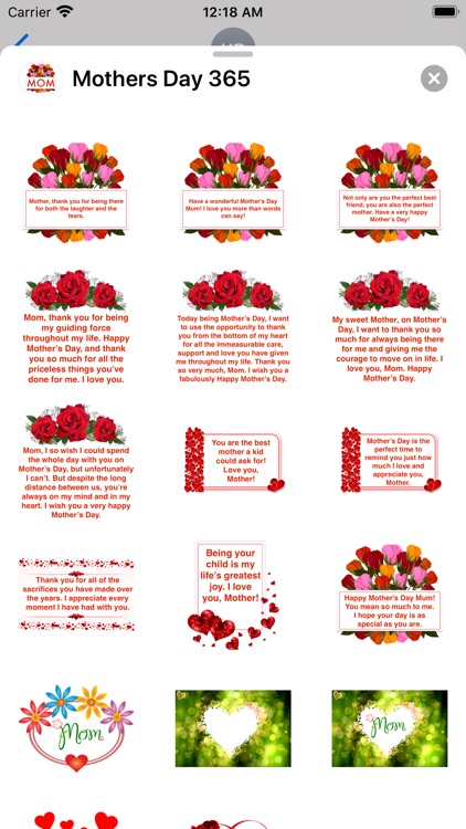 Mother's Day 365 Stickers screenshot-8