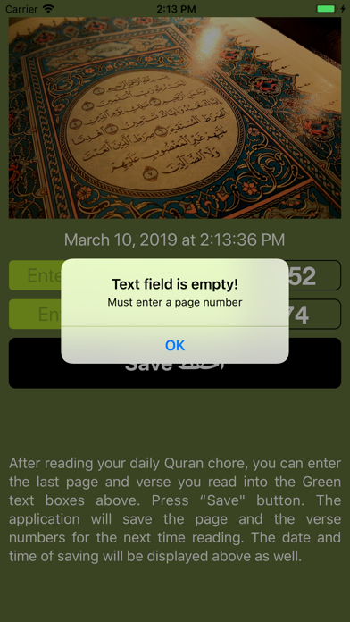 Quran Bookmark screenshot 3