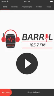 rádio barril fm 105.7 iphone screenshot 1