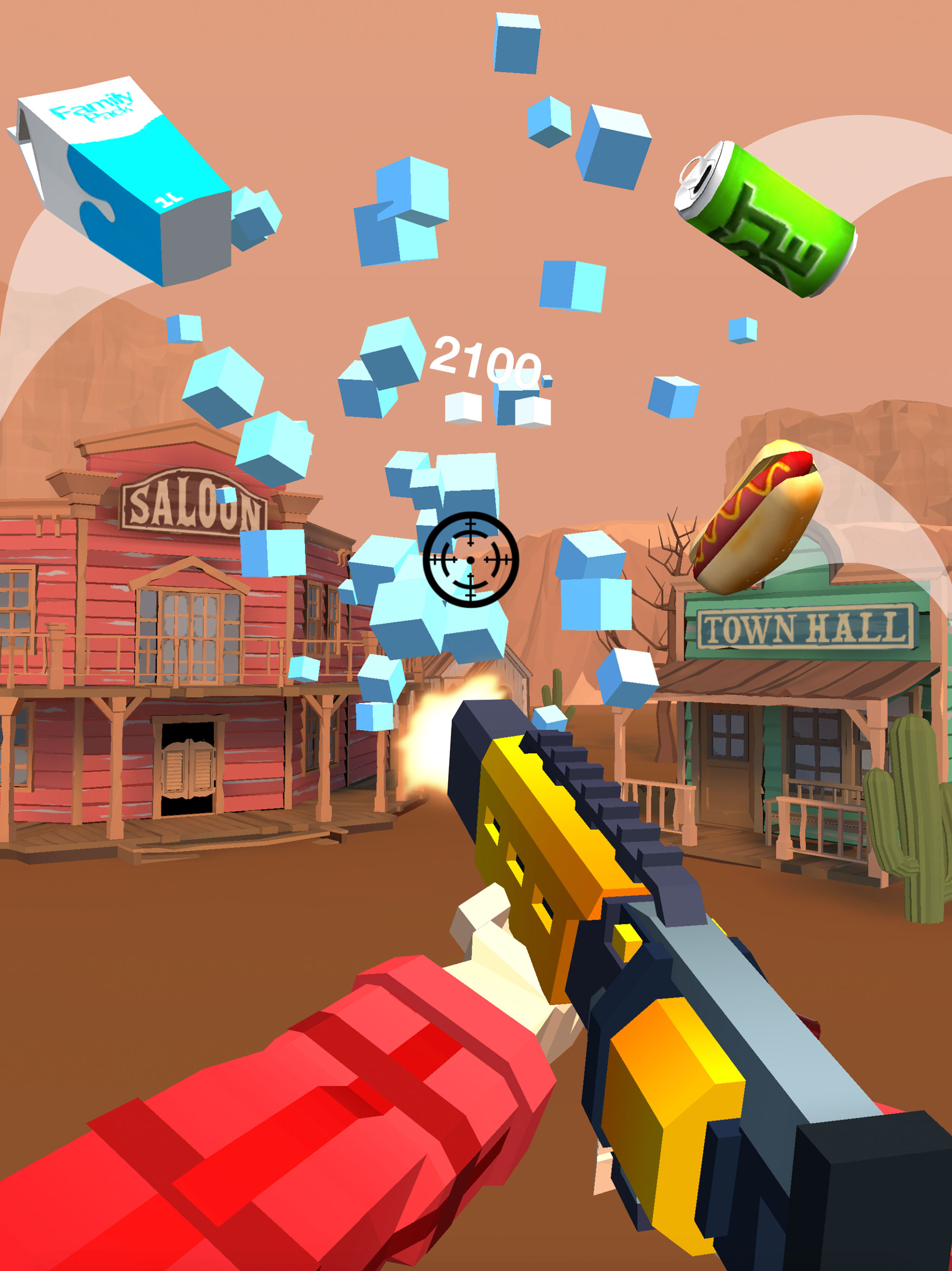 Shooting Hero-Block Gun Games