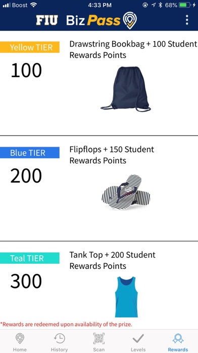 FIU BizPass Screenshot
