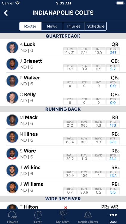 Fantasy Football Cheatsheet screenshot-9