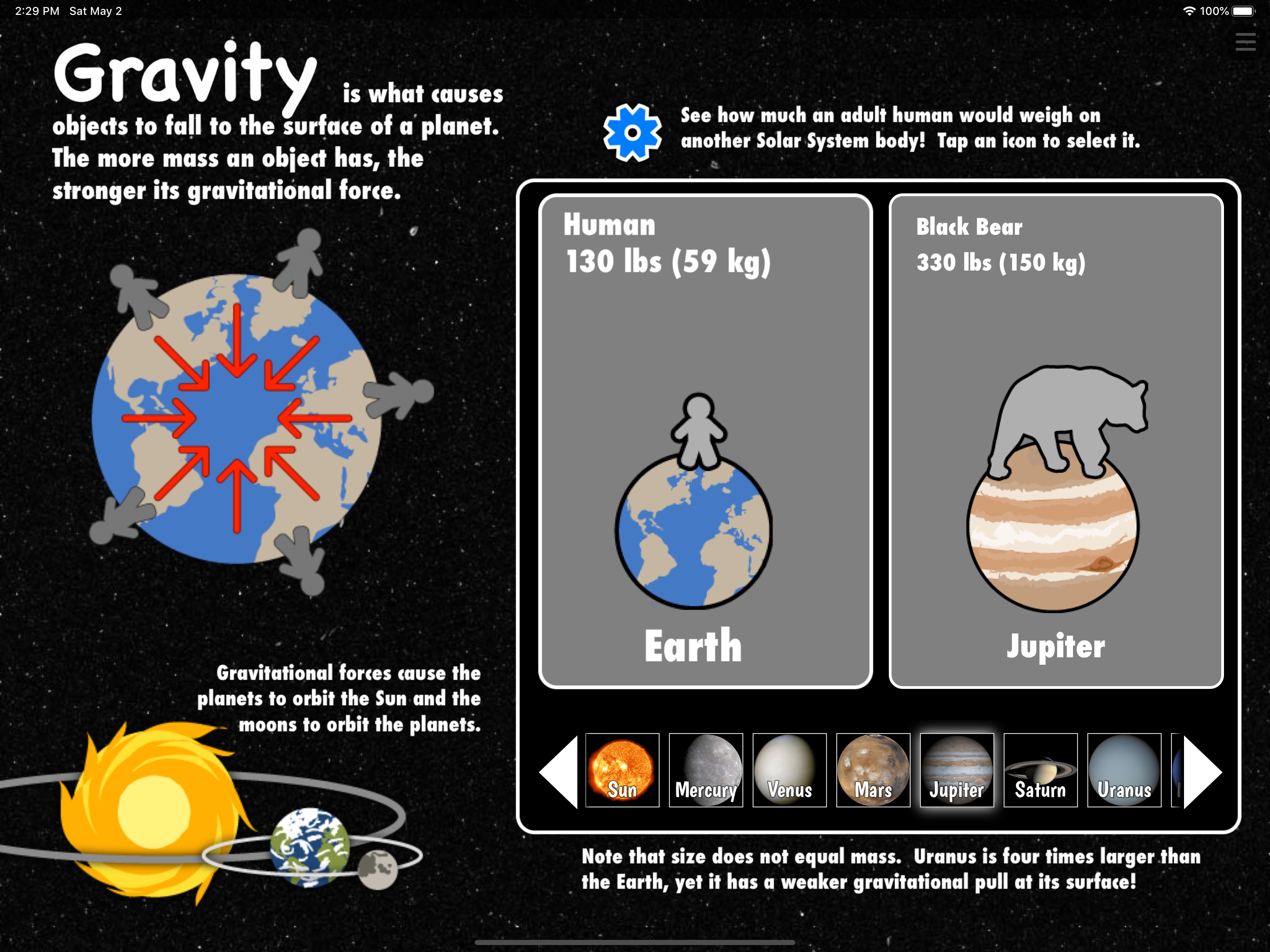 Interactive Minds Solar System screenshot 8