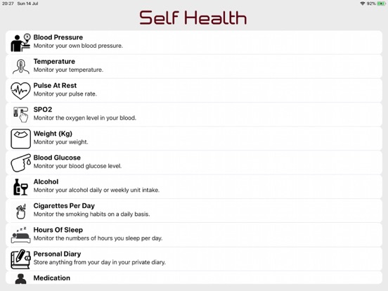 Screenshot #5 pour Self Health