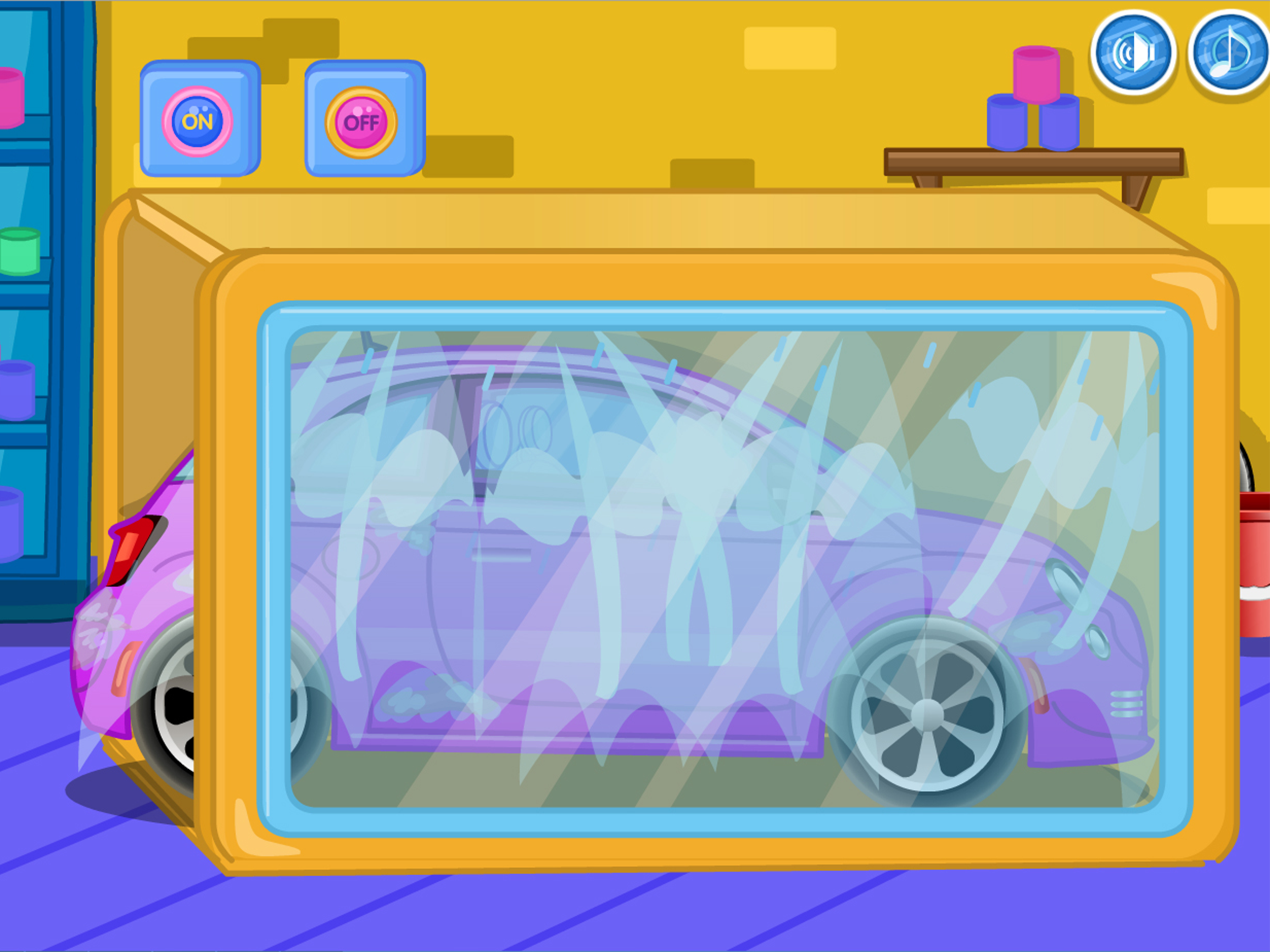 Clean up car wash game