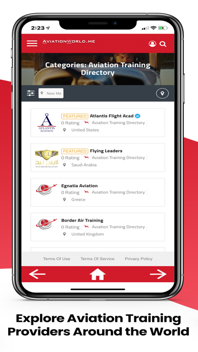 AVIATIONWORLD.ME iPhone screenshot 2 - Business app
