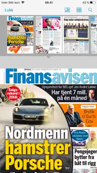 Finansavisen eAvis iphone bilder 3