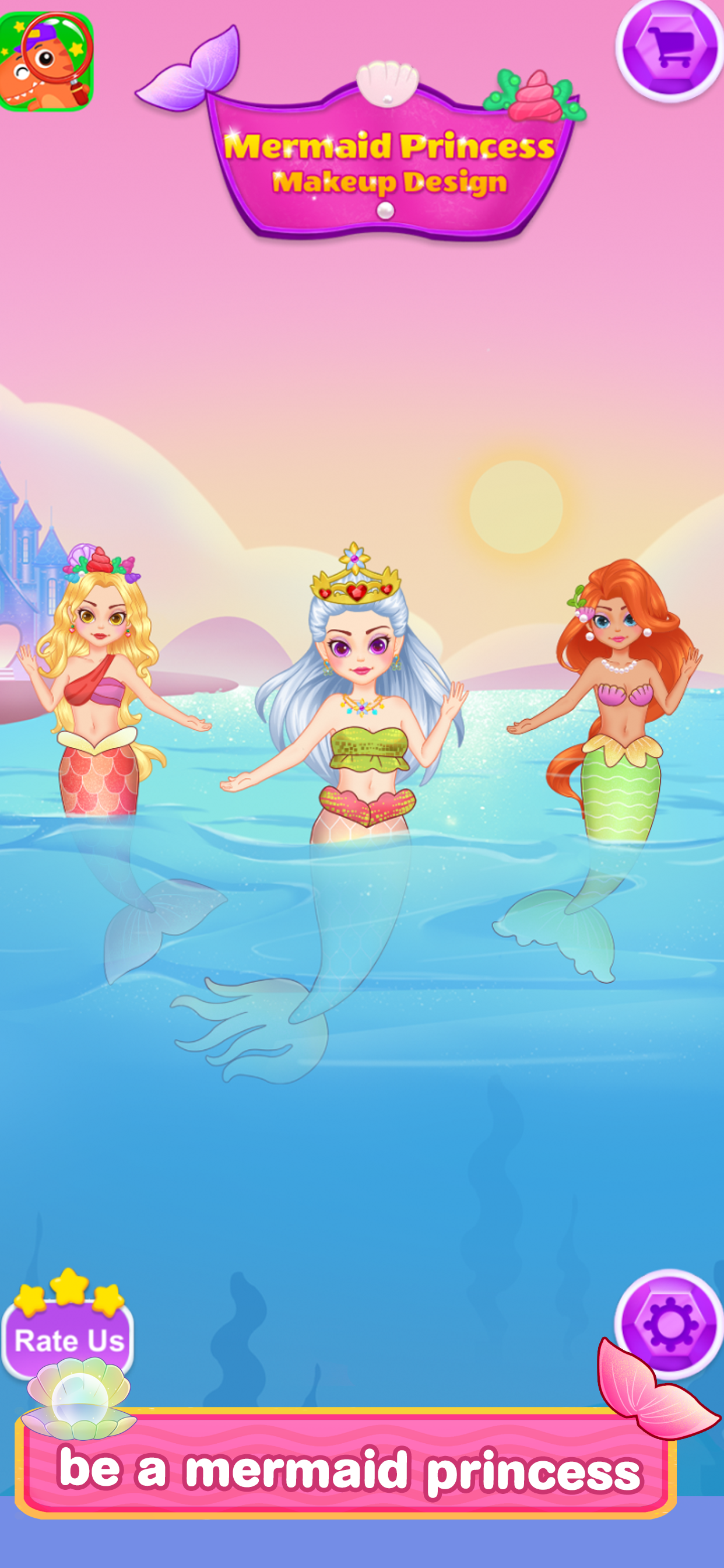Mermaid Princess Makeup Design
