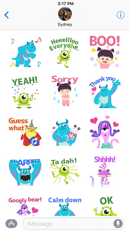 Disney Stickers: Monsters Inc. screenshot-3