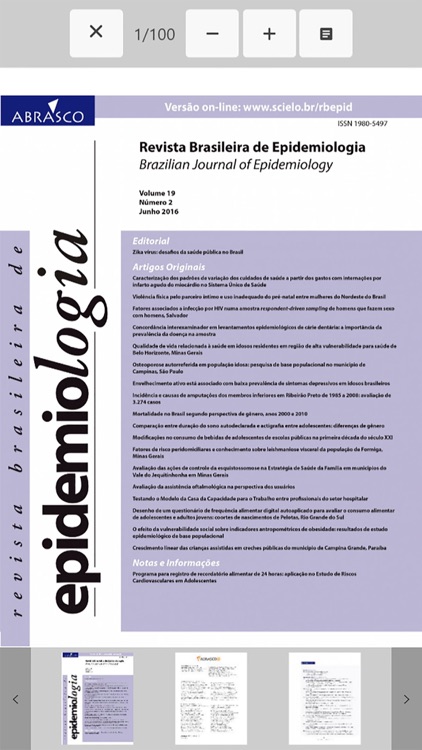 Revista Bras. de Epidemiologia screenshot-4