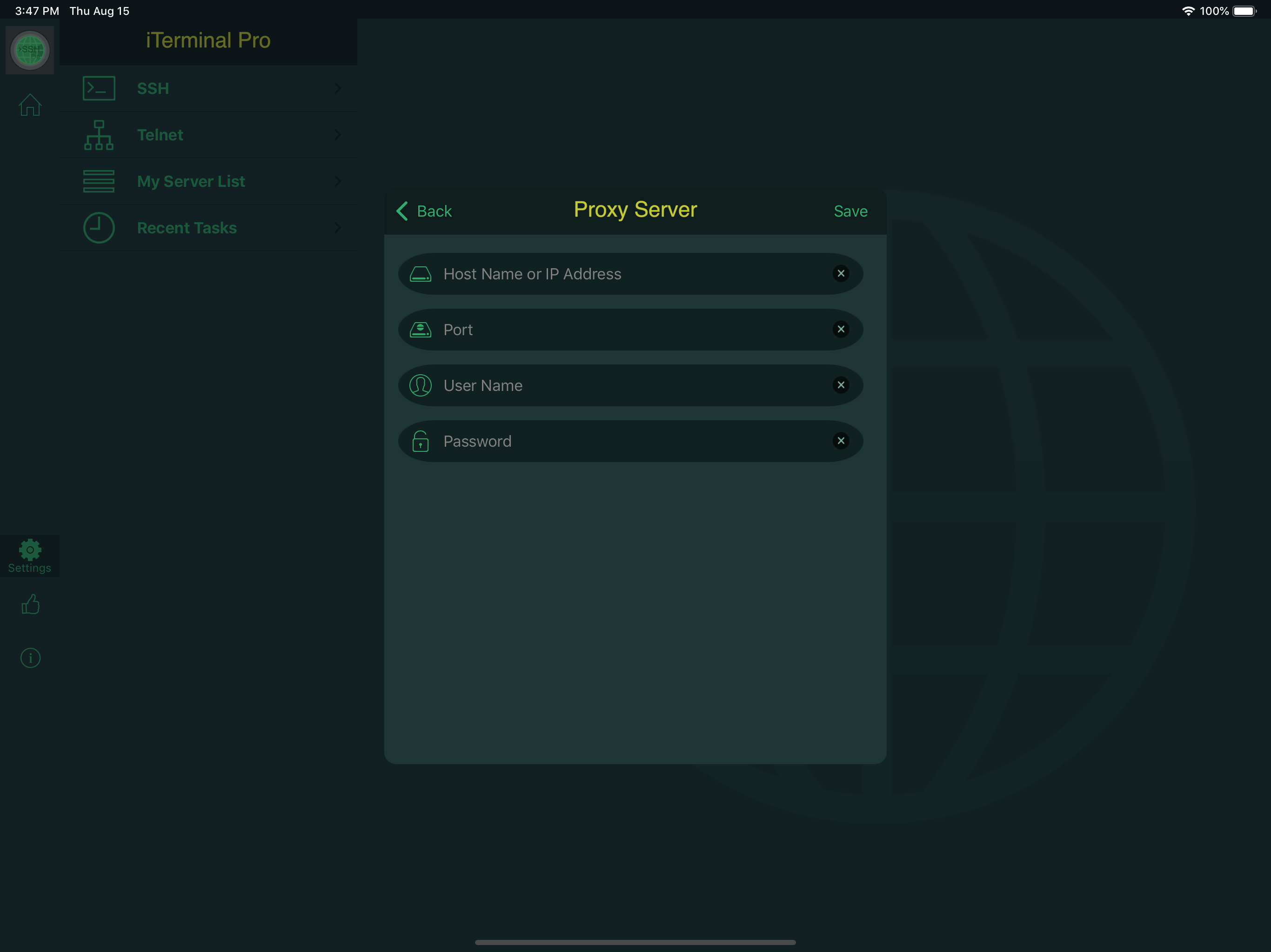 iTerminal Pro – SSH Telnet screenshot 19