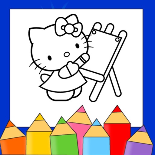 Kids coloring & drawing Book icon