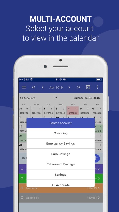 CalendarBudget Money Manager Screenshot