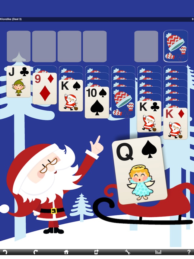 🕹️ Play Christmas Solitaire Game: Free Online Christmas Klondike