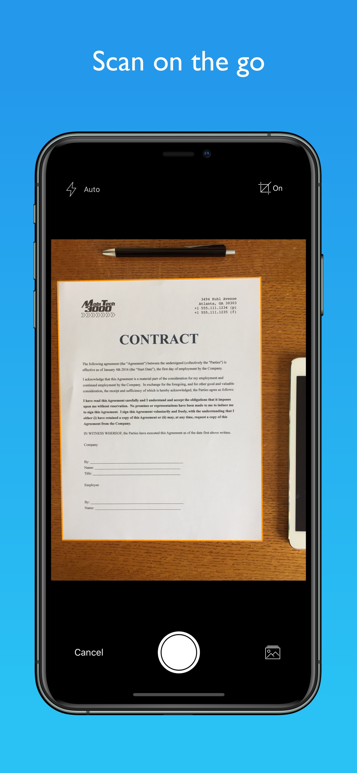 JotNot Scanner App Pro screenshot 1