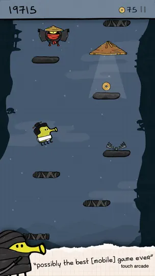 Captura de pantalla de Doodle Jump - ¡Muy Adictiva! en iPhone 3
