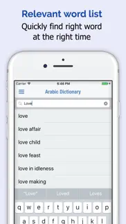 arabic dictionary + iphone screenshot 2