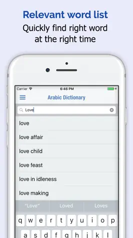 Game screenshot Arabic Dictionary + apk
