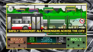 City Bus Driving Simulator 2D screenshot 1