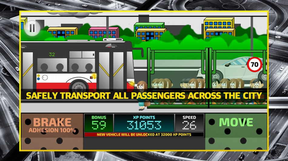 #1. City Bus Driving Simulator 2D (iOS) 由: Daniel Viktorin