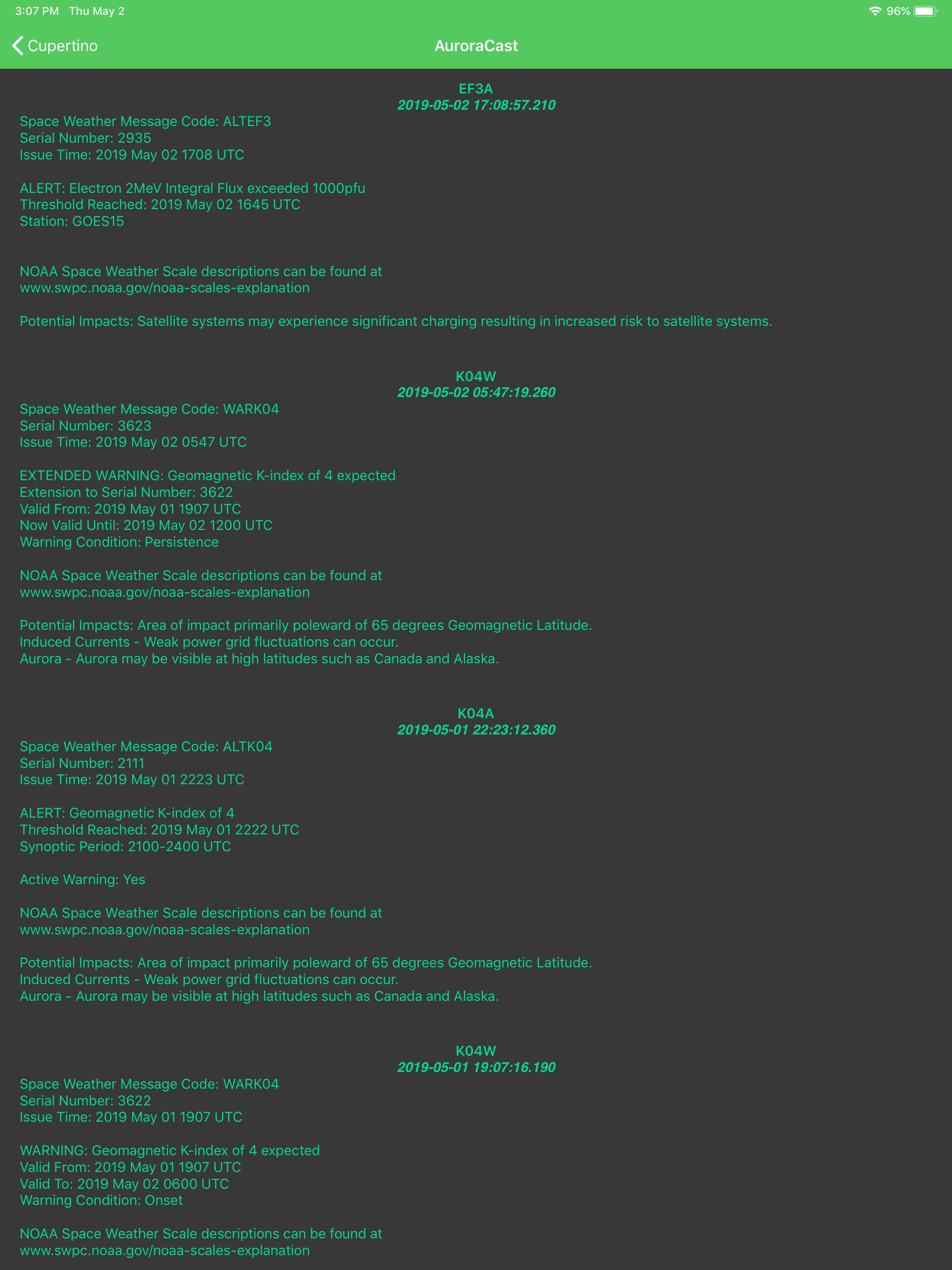 AuroraCast - Aurora Forecast screenshot 18