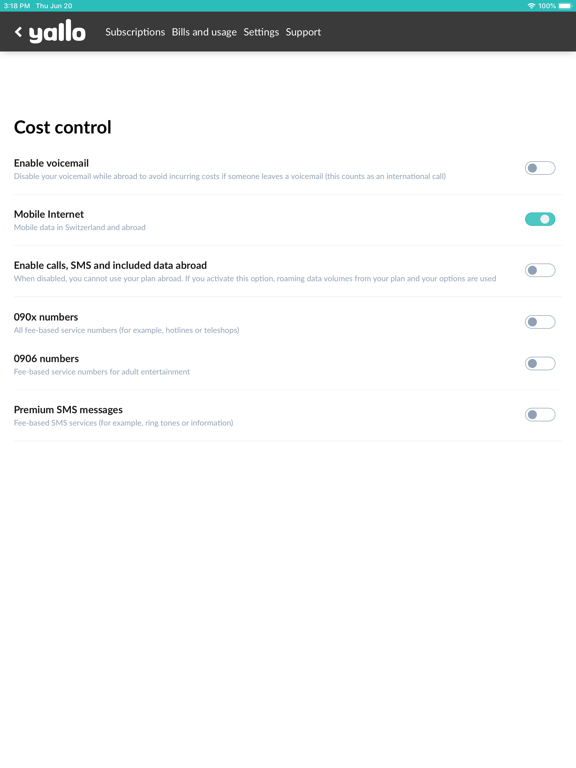 yallo iPad screenshot 5 - Utilities app